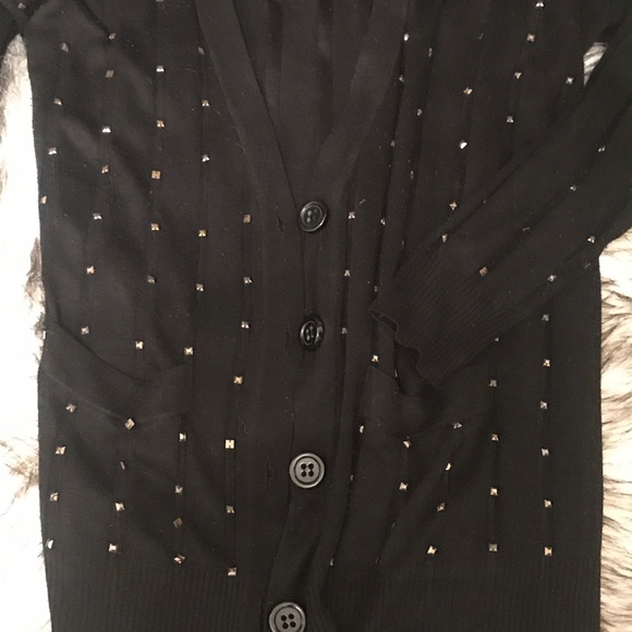 Urban Behavior Cardigan with gold Studs - Picture 7 of 8